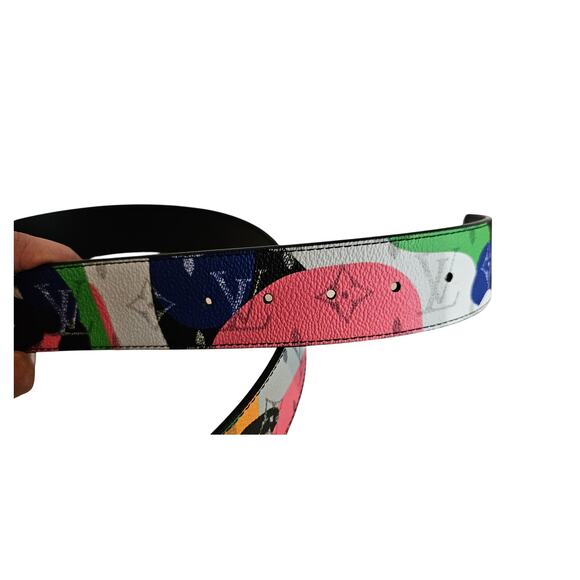 Louis Vuitton X Kid Super Monogram Reversible Belt Size 100cm/40 in - Picture 6 of 7